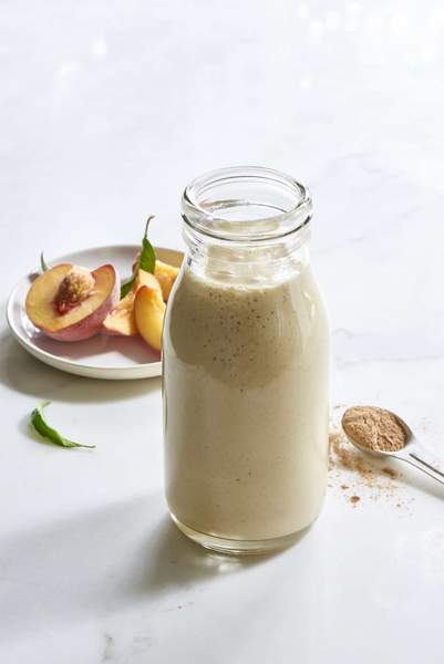 Peach and Pecan Smoothie